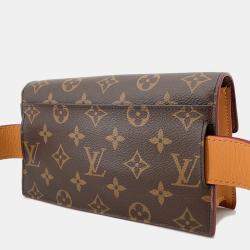 مملوكة مسبقًا Louis Vuitton Spadlock Belt Pouch Brown Monogram Size PM