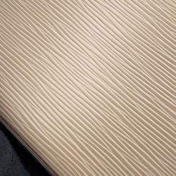 Pre Owned Louis Vuitton Felicie Pochette Beige Epi Leather