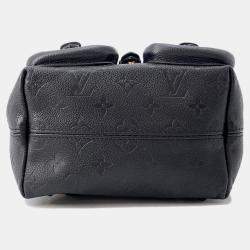 Pre Owned Louis Vuitton Backup Noir Monogram Empreinte Leather