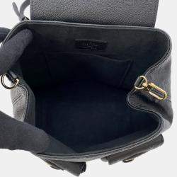 Pre Owned Louis Vuitton Backup Noir Monogram Empreinte Leather