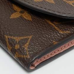Pre Owned محفظة نقود لويس فيتون "روزيلي" كانفاس مونوغرام