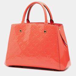 مملوكة مسبقًا Louis Vuitton Orange Monogram Vernis Montaigne BB