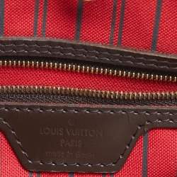 مملوكة مسبقًا Louis Vuitton Neverfull MM Damier Ebene Canvas Bag