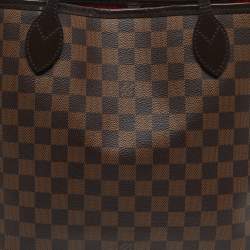مملوكة مسبقًا Louis Vuitton Neverfull MM Damier Ebene Canvas Bag