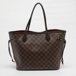 مملوكة مسبقًا Louis Vuitton Neverfull MM Damier Ebene Canvas Bag