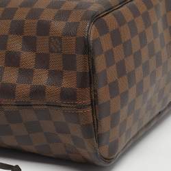 مملوكة مسبقًا Louis Vuitton Neverfull MM Damier Ebene Canvas Bag