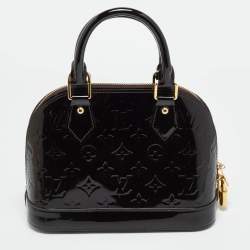 Pre Owned حقيبة لويس فيتون ألما بي بي أمارانتي مونوغرام فيرنيز