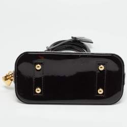 Pre Owned حقيبة لويس فيتون ألما بي بي أمارانتي مونوغرام فيرنيز