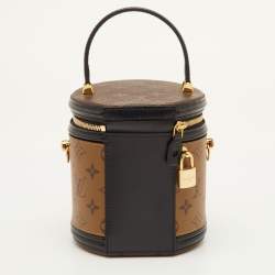 Pre Owned حقيبة لوي فيتون كان باللون الأسود مونوغرام قماش كانفاس معكوس