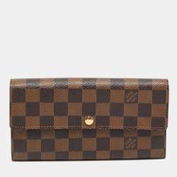مملوكة مسبقًا Louis Vuitton Sarah Damier Ebene Canvas Wallet