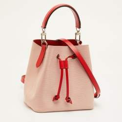 Pre Owned حقيبة لوي فيتون نيونوي بي بي جلد إيبي وردي/أحمر