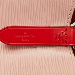 Pre Owned حقيبة لوي فيتون نيونوي بي بي جلد إيبي وردي/أحمر