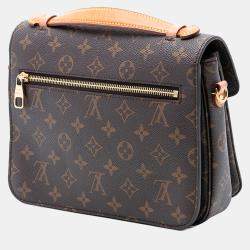 مملوكة مسبقًا Louis Vuitton Brown Monogram Pochette Metis