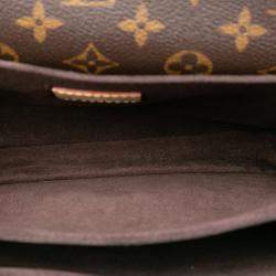 مملوكة مس بقًا Louis Vuitton Brown Monogram Pochette Metis