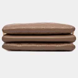 Pre Owned حقيبة لوي فيتون كوسين مونوجرام جلد الحمل منفوخة بنية متوسطة