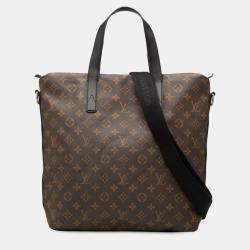 مملوكة مسبقًا Louis Vuitton Black Brown Monogram Macassar Kitan