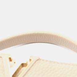 Pre Owned Louis Vuitton Capucines Bb Galle Handbag Taurillon Leather Beige