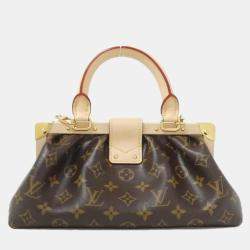 Pre Owned Louis Vuitton Monogram Clutch Handbag
