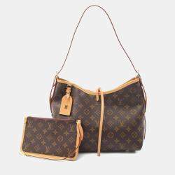 مملوكة مسبقًا Louis Vuitton Carryall Nm Pm Shoulder Bag Coated Canvas And Leather Monogram Brown