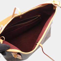 مملوكة مسبقًا Louis Vuitton Carryall Nm Pm Shoulder Bag Coated Canvas And Leather Monogram Brown