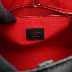 مملوكة مسبقًا حقيبة يد لوي فيتون أون ذا جو PM مونوغرام جاينت ريفيرس قماش مطلي PVC بني/بيج