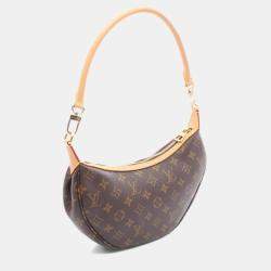 Pre Owned حقيبة كتف لوي فيتون لوبينغ قماش مطلي وجلد تصميم مونوغرام بني