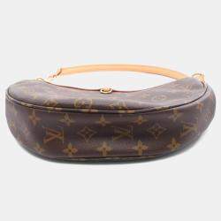 Pre Owned حقيبة كتف لوي فيتون لوبينغ قماش مطلي وجلد تصميم مونوغرام بني