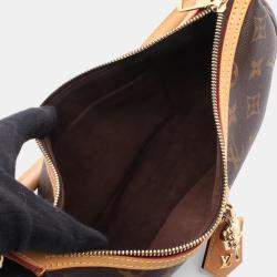 Pre Owned حقيبة كتف لوي فيتون لوبينغ قماش مطلي وجلد تصميم مونوغرام بني