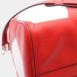 مملوكة مسبقًا حقيبة لوي فيتون كييبول باندوليير 50 إبي جلد بوسطن أحمر أبيض