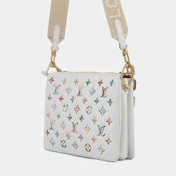 مملوكة مسبقًا Louis Vuitton Coussin Pm Monogram Lamb Leather Shoulder Bag White