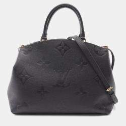 مملوكة مسبقًا Louis Vuitton Grand Palais Mm Handbag Leather Monogram Empreinte Black