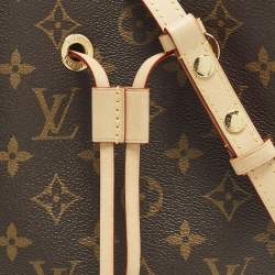 Pre Owned حقيبة لوي فيتون نيونيو بي بي جلد إيبي أصفر باهت