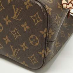 Pre Owned حقيبة لوي فيتون نيونيو بي بي جلد إيبي أصفر باهت