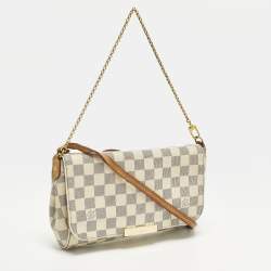 مملوكة مسبقًا حقيبة لويس فيتون فيفوريت دامير أزور كانفاس متوسط الحجم