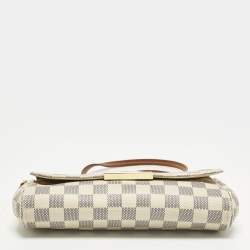 مملوكة مسبقًا حقيبة لويس فيتون فيفوريت دامير أزور كانفاس متوسط الحجم