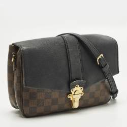 مملوكة مسبقًا حقيبة لوي فيتون كلافن كانفاس إيبين دامير أسود