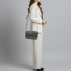 مملوكة مسبقًا حقيبة لوي فيتون كلافن كانفاس إيبين دامير أسود