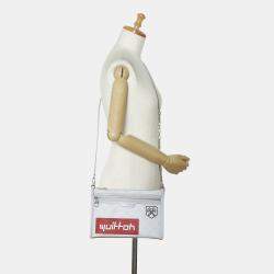 Pre Owned Louis Vuitton Monogram Antartica Double Flat Messenger