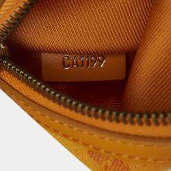 Pre Owned Louis Vuitton Monogram Antartica Double Flat Messenger