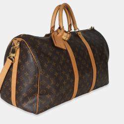 Pre Owned Louis Vuitton Monogram Canvas Keepall Bandouliere 50