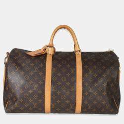 Pre Owned Louis Vuitton Monogram Canvas Keepall Bandouliere 50