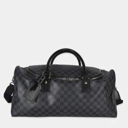 Pre Owned Louis Vuitton Damier Graphite Canvas Roadster 50