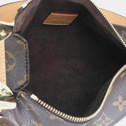 Pre Owned حقيبة جانبية لويس فيتون مونوغرام كانفاس ميديوم ترانك