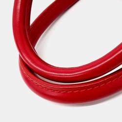 مملوكة مسبقًا Louis Vuitton Red Leather Epi Pont Neuf