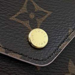 Pre Owned Louis Vuitton Brown Coated Canvas Monogram Kirigami Clutch