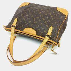 مملوكة مسبقًا حقيبة لوي فيتون إستريلا قماش مغلف بني متوسط