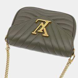 Pre Owned حقيبة لوي فيتون نيو ويف مولتي بوشيت جلد أخضر