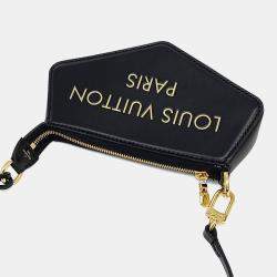 Pre Owned حقيبة لوي فيتون بوشت إيكسسون جلد أسود