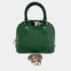 مملوكة مسبقًا Louis Vuitton Green Epi Leather LV&I Epi Mini Alma