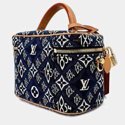 Pre Owned حقيبة لوي فيتون "فانيتي PM" قماش كحلي 1854